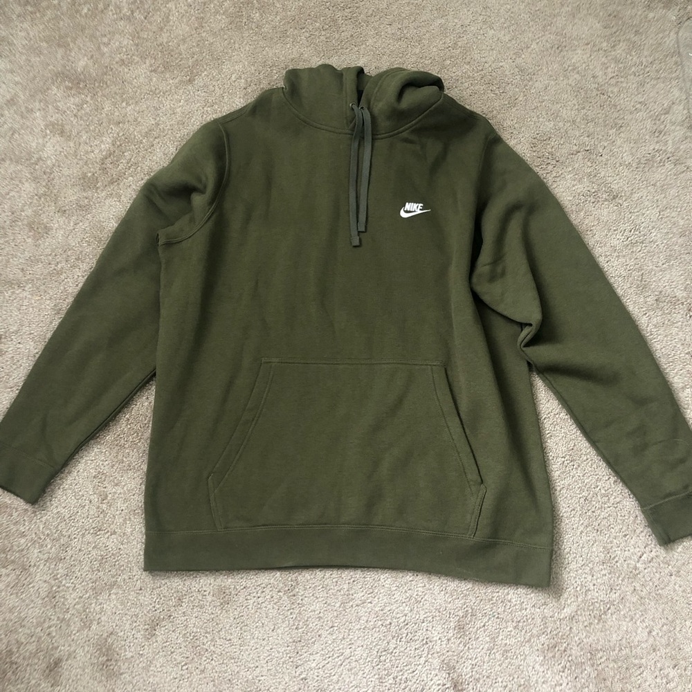 Nike Olive Green Hoodie